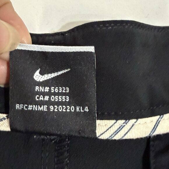 Nike Golf Dri Fit Chino Golf Shorts Men's Size 34 Performance Black - Picture 12 of 16